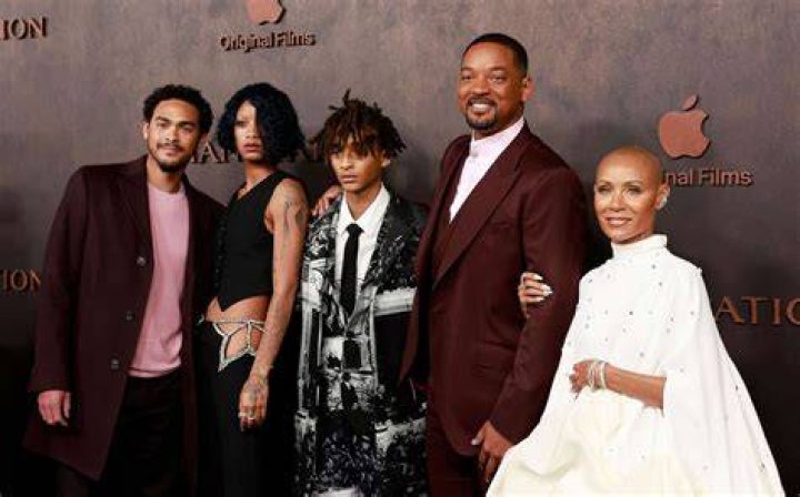 Smith with his family