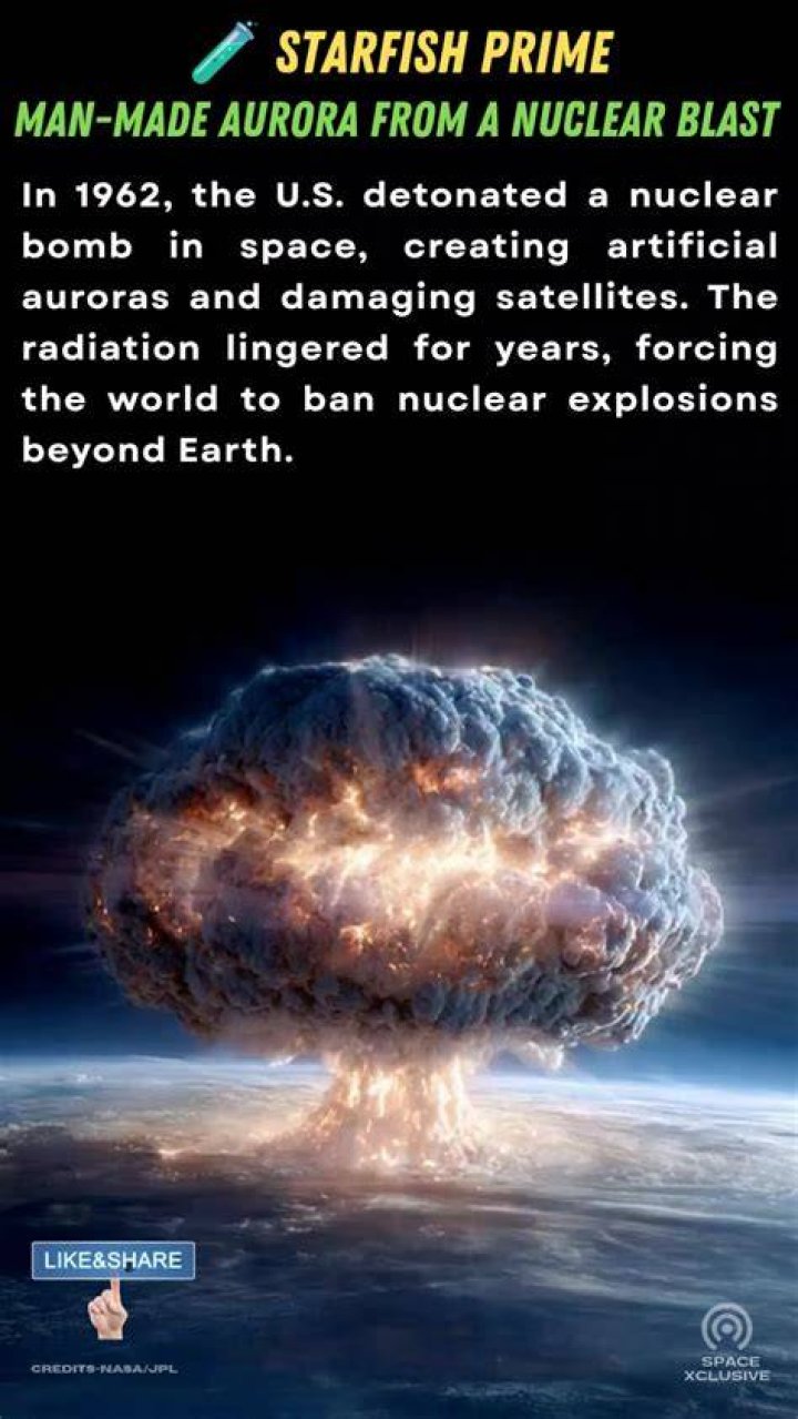 Starfish Prime, When The U.S. Detonated A Nuke In Space