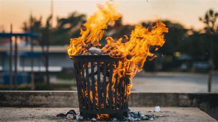 Trash Can Fire Harlem