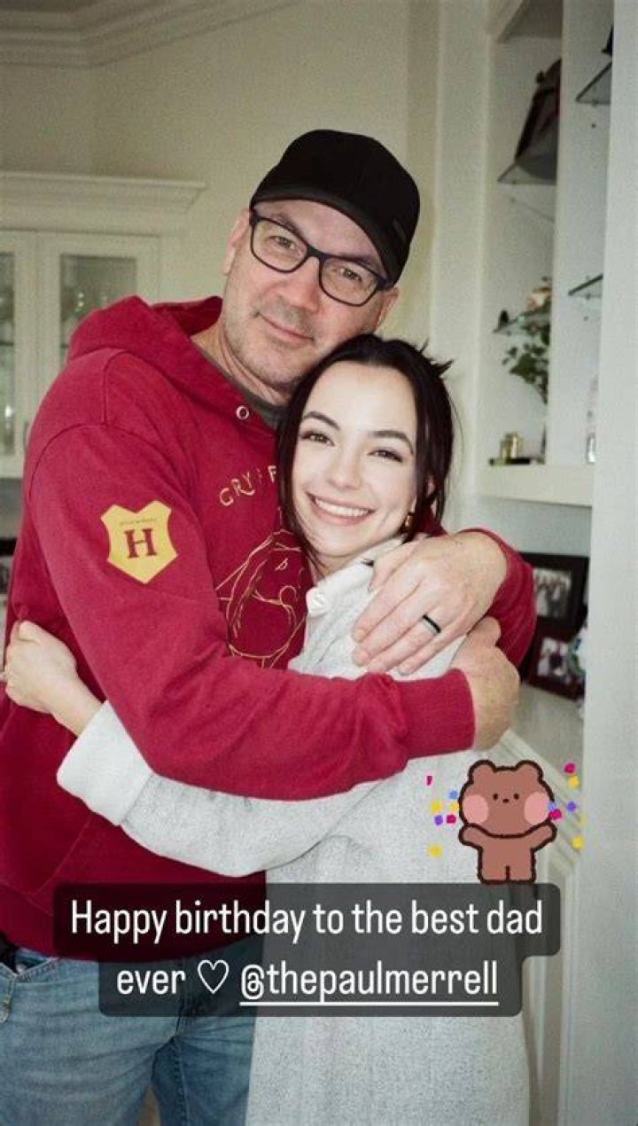 Vanessa Merrell with her dad mom and sister