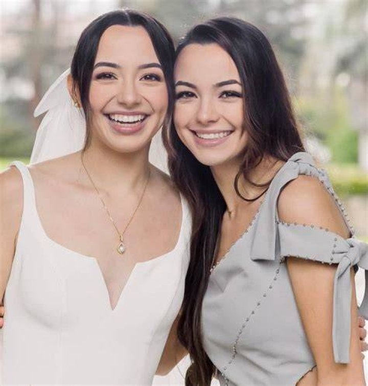 Vanessa Merrell with her twin sister