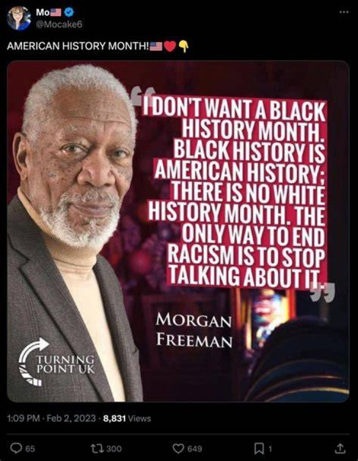 
What Did Morgan Freeman Say About “Black History Month”? As He Faces Backlash Online 
