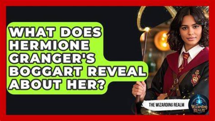 What does Hermione see in the Boggart?
