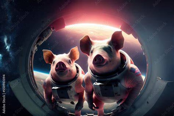 What Programme was Pigs in Space?