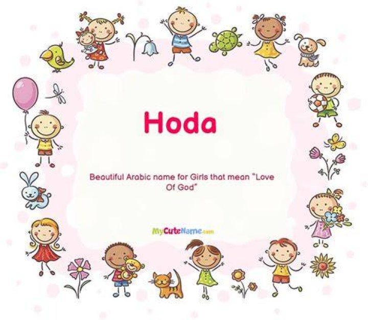 Where does the name Hoda originate?