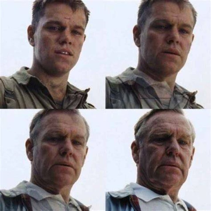 Who played the old man in Saving Private Ryan?
