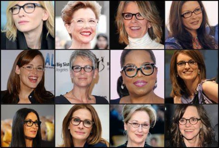 Why do celebrities not wear glasses?