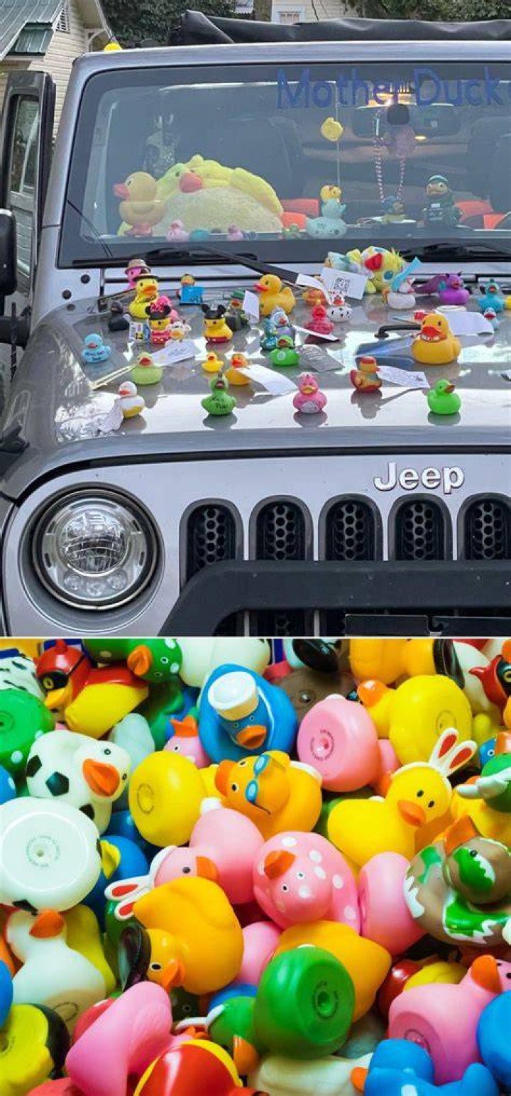 Why do rubber ducks have holes in them?