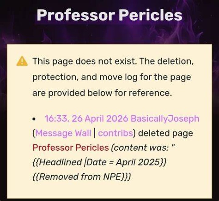 Why is Pericles evil?