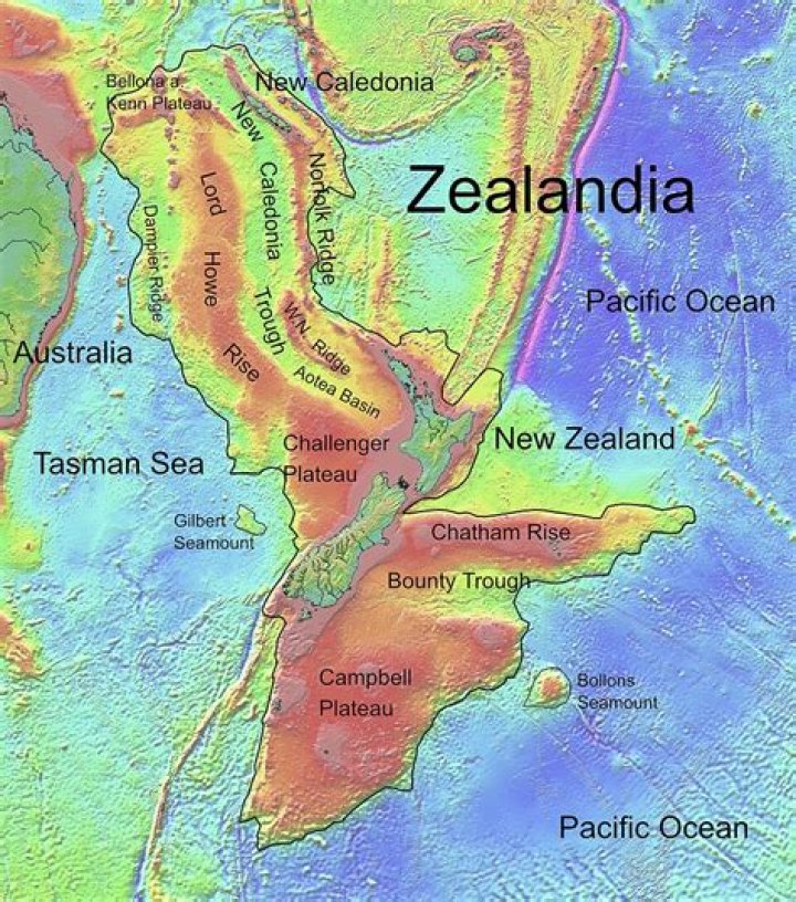 Zealandia Topography
